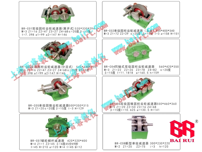 BR-C型大型全铝制－装拆实验用减速器模型